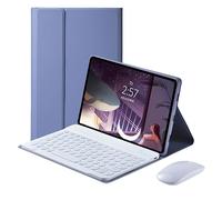 Funda con Teclado para Honor Pad 9 Tablet 12.1'' 2024, Teclado Bluetooth inalámbrico Desmontable con Cubierta de Soporte y Soporte para bolígrafo para Pad 9 Tablet 12.1 2024