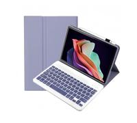 Funda con Teclado para Huawei MatePad Air 12 2024 y MatePad 12 X 2024 Teclado Desmontable, Soporte multiángulo, Funda Delgada, Ligera y portátil, con Recortes precisos(Purple)