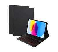 Funda con Teclado para iPad A16 11th Gen 2025/10th generación 2022 (11/10,9 Pulgadas), Funda con Teclado inalámbrico Desmontable con retroiluminación en 7 Colores y Soporte para lápiz