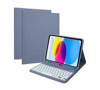 Funda con Teclado para iPad A16 11th Gen 2025/10th generación 2022 (11/10,9 Pulgadas), Funda con Teclado inalámbrico Desmontable con retroiluminación en 7 Colores y Soporte para lápiz