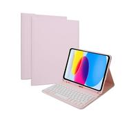 Funda con Teclado para iPad A16 11th Gen 2025/10th generación 2022 (11/10,9 Pulgadas), Funda con Teclado inalámbrico Desmontable con retroiluminación en 7 Colores y Soporte para lápiz