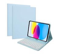 Funda con Teclado para iPad A16 11th Gen 2025/10th generación 2022 (11/10,9 Pulgadas), Funda con Teclado inalámbrico Desmontable con retroiluminación en 7 Colores y Soporte para lápiz