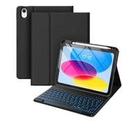 Funda con Teclado para iPad Pro 11 (M4) 2024 A2836, A2837, A3006 Funda con Soporte Forma Folio de Colores Bonitos con Soporte para lápices Parte Superior/Teclado magnético Desmontable