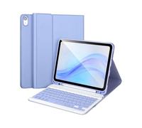 Funda con Teclado para iPad Pro 11 (M4, 2024); Modelos: A2836, A2837, A3006, Funda Delgada con Teclado Bluetooth Desmontable y Soporte para lápiz para iPad Pro 11 Pulgadas (M4, 2024)