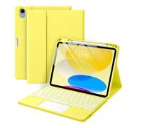Funda con Teclado para iPad Pro 11 Pulgadas (M4) 2024, Modelos: A2836, A2837, A3006, retroiluminación de 7 Colores, Multi-TrackPad, Funda con Teclado Desmontable y Soporte para lápiz