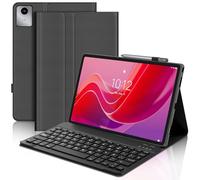 Funda con Teclado para Lenovo Tab M11 11", Español Ñ Teclado Bluetooth Inalámbrico Desmontable con Funda Protectora Delgada para Tablet Lenovo Tab M11 11 Pulgadas 2024(TB330FU/TB330XU), Negro