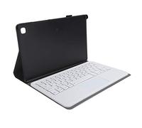 Funda con Teclado para Samsung Galaxy Tab A7 T500 / T505 de 10,4 Pulgadas Tableta, Cubierta Trasera de Cuero de PU, Teclado Bluetooth Inalámbricos Desmontables con Panel Táctil(Oro)