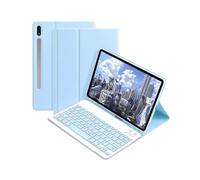 Funda con Teclado para Samsung Galaxy Tab S10/S9/S8 Ultra de 14,6 Pulgadas (2024/2023/2022), Teclado Desmontable con portalápices (Modelos: SM-X920/X910/X900)