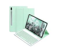 Funda con Teclado para Samsung Galaxy Tab S10/S9/S8 Ultra de 14,6 Pulgadas (2024/2023/2022), Teclado Desmontable con portalápices (Modelos: SM-X920/X910/X900)