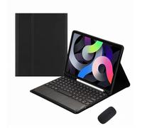 Funda con Teclado para Samsung Galaxy Tab S10 Ultra 14.6 Pulgadas con ratón,Funda Blanda Inteligente con Teclado Bluetooth，Tapa Desmontable para Tablet con Soporte para lápiz(Black)