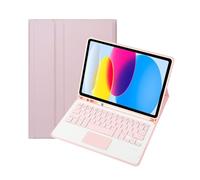 Funda con Teclado para Samsung Galaxy Tab S10 Ultra/S9 Ultra/S8 Ultra 14,6 Pulgadas, Cubierta Trasera TPU Suave, trackpad, Teclado inalámbrico Bluetooth Desmontable con Soporte para lápiz