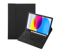 Funda con Teclado para Samsung Galaxy Tab S10 Ultra/S9 Ultra/S8 Ultra 14,6 Pulgadas, Cubierta Trasera TPU Suave, trackpad, Teclado inalámbrico Bluetooth Desmontable con Soporte para lápiz