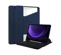 Funda con Teclado para Samsung Galaxy Tab S9 Ultra/S8 Ultra/S10 Ultra 14,6 Pulgadas, Teclado inalámbrico Desmontable, Soporte para S Pen, Soporte Giratorio de 360 Grados, Funda Transparente