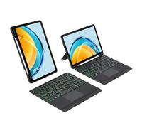 Funda con teclado retroiluminado Bluetooth para Huawei MatePad SE de 10.4 pulgadas (no es compatible con MatePad de 10.4 pulgadas / MatePad SE de 11 pulgadas), retroiluminación y ratón TrackPad y
