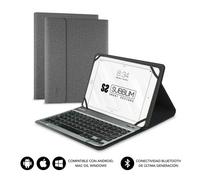 Funda con Teclado Subblim Keytab Pro Bluetooth para Tablets de 10.1'-10.8'/ Gris