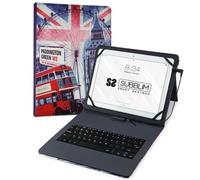 Funda con Teclado Subblim Keytab Pro USB England para Tablets de 10.1'-11'
