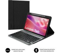 Funda con Teclado Subblim Shock Case Lenovo Tab 10.1' 2025/ Negra