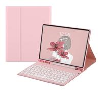 Funda con teclado XiHAMA compatible con iPad Air de 13" (M2) y iPad Pro de 12,9" (3.ª a 6.ª generación), cubierta Bluetooth desmontable, color