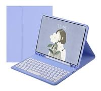 Funda con teclado XiHAMA para Galaxy Tab A8 de 10,5" (2022, SM-X200/X205/X207) - Funda Bluetooth inalámbrica desmontable con soporte para lápiz y