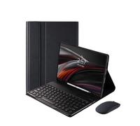 Funda con teclado y ratón compatibles con Xiaomi Pad6/6Pro11, funda tipo folio magnética desmontable para teclado inalámbrico, color negro.