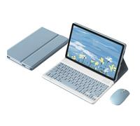 Funda con teclado y ratón para Xiaomi Redmi Pad SE de 11 pulgadas, color rosa.