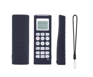 Funda con textura para mando LG Secure Grip (negro) | Función que brilla en la oscuridad, opciones luminosas de color verde y azul, fácil visibilidad nocturna, evita pérdidas