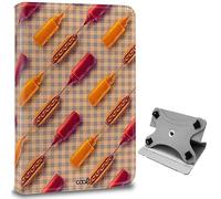 Funda COOL Ebook Tablet Universal 9.7-11 Pulgadas Dibujos Hot Dogs (Cuadrada)