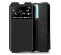 Funda Cool Flip Cover para Realme C30 / Narzo 50i Prime Liso Polipiel Negro