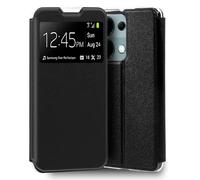 Cool Funda Flip Cover Tipo Libro Liso Negro para Xiaomi Redmi Note 13 Pro