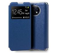 Funda Cool Flip Cover para Xiaomi Redmi Note 9T Liso Polipiel Azul
