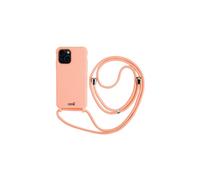 Funda con cordón liso para iPhone 15 (Rosa) - COOL
