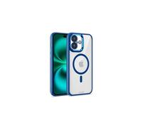 Cool Funda Magnética Transparente con Borde Marino para iPhone 16 Plus