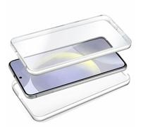 Funda Cool Silicona 3D para Samsung S921 Galaxy S24 / S25 (Transparente Frontal + Trasera)