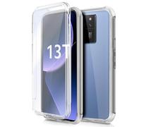 Funda Cool Silicona 3D para Xiaomi 13T / 13T Pro (Transparente Frontal + Trasera)
