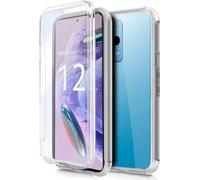 Funda COOL Silicona 3D para Xiaomi Redmi Note 12 Pro Plus 5G (Transparente Frontal + Trasera)