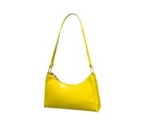 Funda cosmética transparente para mano y mujer, bolso cuadrado, bolso de mano, bolso bandolera para mujer, amarillo, Talla única