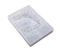 Funda creativa de ojo de dragón para cuaderno, molde de fundición de resina epoxi, libro de silicona para funda de piel para estuche, carpeta, anillos, kit de papel de repuesto, moldes de silicona