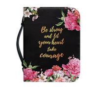 Funda cruzada para la Biblia, bolsa básica de la Biblia con asas, regalo de Navidad para mujeres y hombres, Flor, 11.2 X 8 in, Mochilas Tote