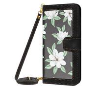 Funda cruzada para Motorola Moto G14, absorción de golpes, piel suave de primera calidad, cartera con soporte para tarjetas, funda protectora abatible para Motorola Moto G14, color negro