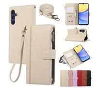 Funda cruzada para Oneplus Nord CE3, cierre de cordón de piel sintética de alta calidad, funda magnética para Oneplus Nord CE3 con ranuras para tarjetas, color caqui