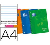 Funda Cuaderno Espiral Oxford Polipr. Microperforado A4 120F Rayado
