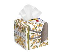 Funda Cuadrada para Caja de pañuelos con el Escudo de Armas de Australia, Soporte cúbico para Caja de pañuelos, de Mesa