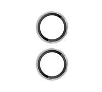Funda Cuadrada para Compatible with iPhone 12 Pro MAX Adecuado para Tab S9 + 12.4 Pulgadas 9H Protector de Lente de cámara de Metal de Vidrio Llamo A 13 Caja del Teléfono (Silver, One Size)