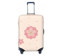 Funda cuadrada para equipaje de viaje de 18 a 32 pulgadas, lavable, resistente a los arañazos, Pequeñas flores de cerezo rosadas, XL