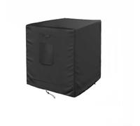 Funda cuadrada para patio con tela Oxford resistente a la intemperie, protección a prueba de polvo, correas ajustables y asas para un uso seguro en exteriores (32 x 32 x 36 pulgadas)