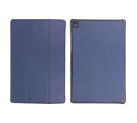 Funda Cubierta Inteligente Plegable para Samsung Galaxy S5e 10,5" (T720), Flip Smart Cover, Carcasa Protector, Azul Oscuro