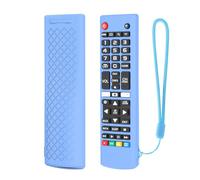Funda Cubierta para Mando a Distancia para LG AKB75095307/AKB75375604/AKB74915305, Funda de Silicona para Mando a Distancia con cordón (Azul Luminoso)