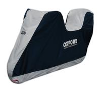 Funda protección de exterior para moto con baúl Oxford