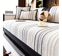 Funda Cubre Sofa,Protector Sofas Funda De Sofá Antideslizante-Chenilla Suave Funda Sofá 1 2 3 4 Plazas Protector Cubre Sofa-para SalóN Moderno(Grey,110 * 180cm)