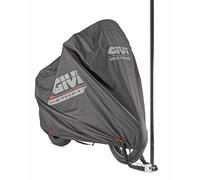 Funda cubremoto impermeable Rain Tech-X en tejido técnico, con elástico en la base y ventana transparente para mostrar la matrícula, talla S.